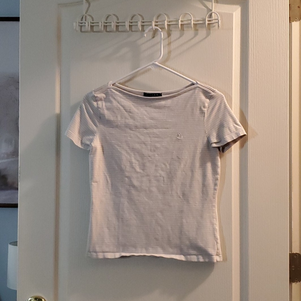 Lauren Ralph Lauren Striped Short Sleeve T-Shirt